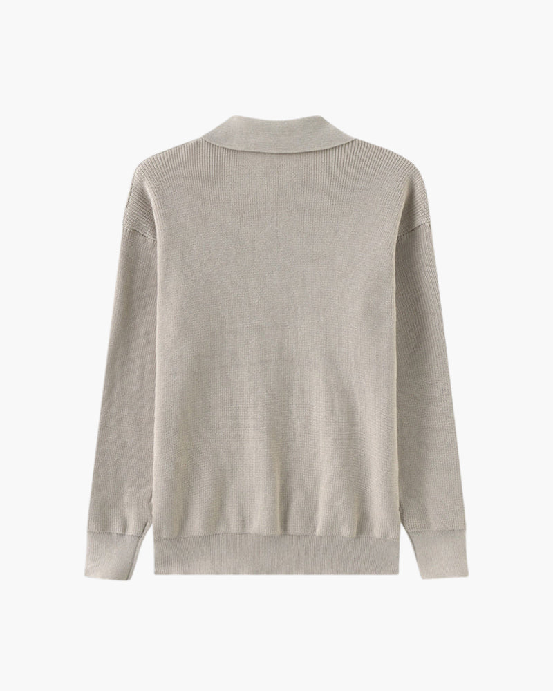 Sweter Cesare z zamkiem błyskawicznym