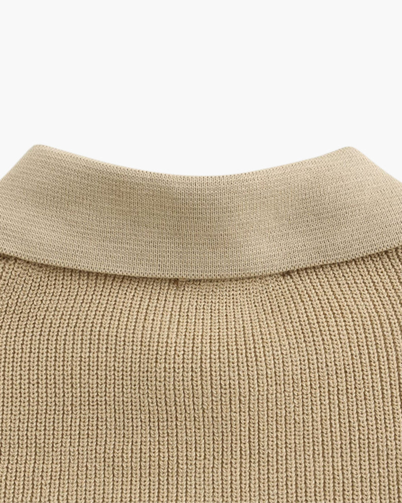 Sweter Cesare z zamkiem błyskawicznym