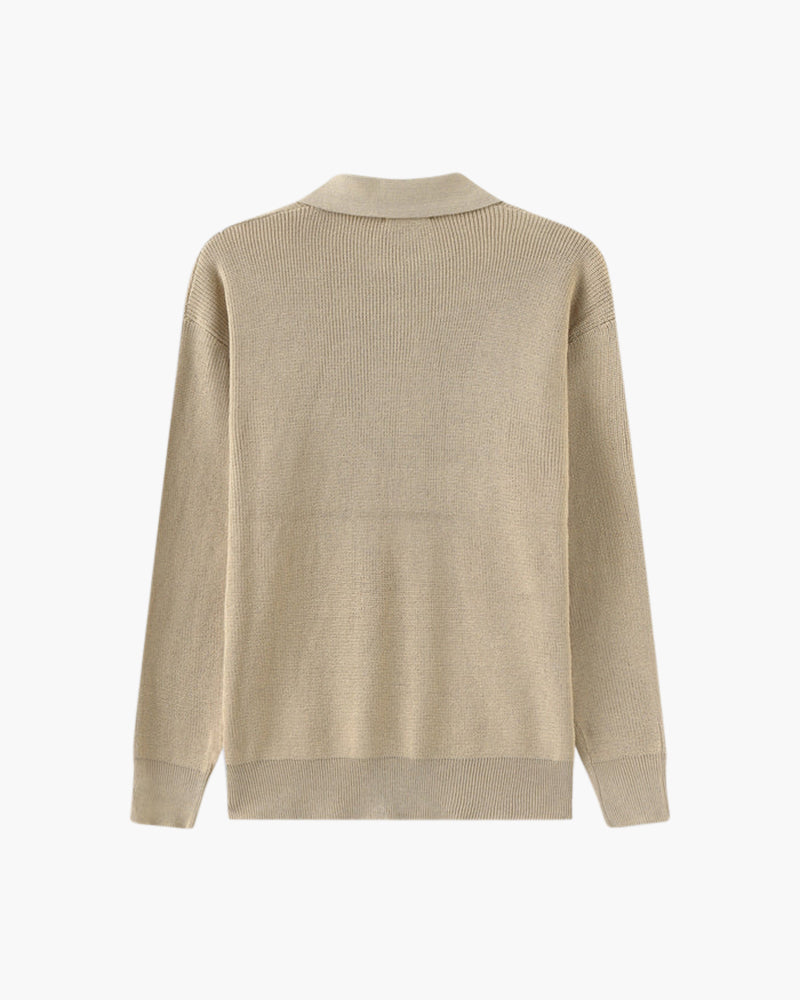 Sweter Cesare z zamkiem błyskawicznym