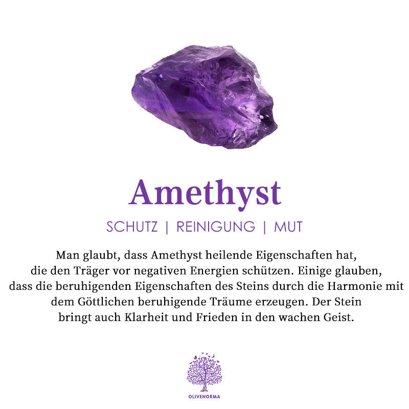 Minimalistyczny pierścionek z ametystem i cyrkonią – Kolekcja Nova