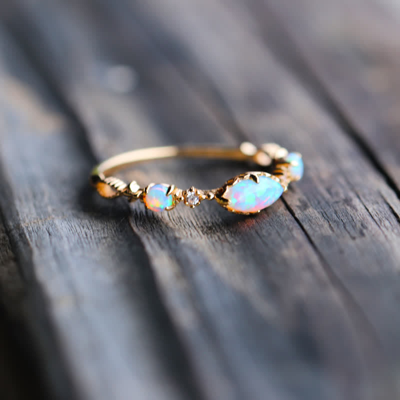Vintage Opal Ring - Isabella: 'Love and Honesty'