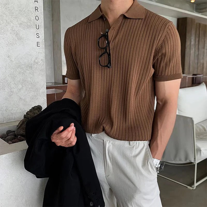 Marcellino | Klasyczna Męska Polo T-Shirt