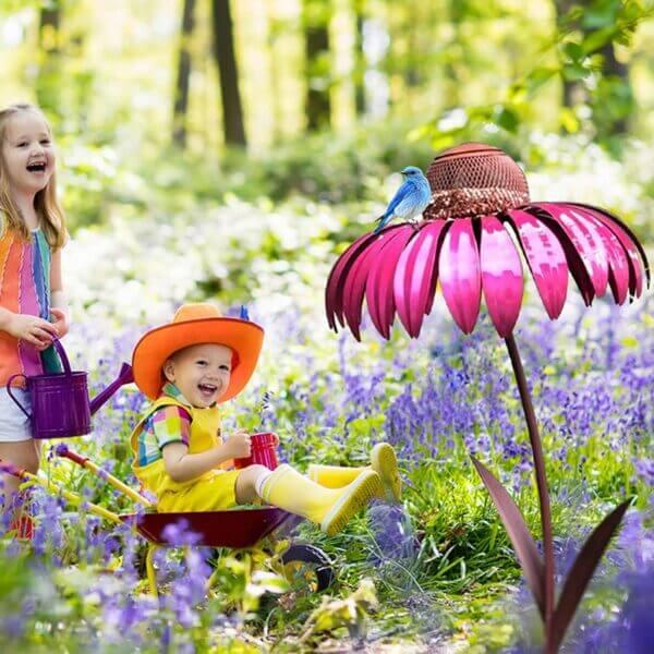 FloraSnack – Karmnik dla Ptaków Ogrodowych w Kształcie Kwiatu