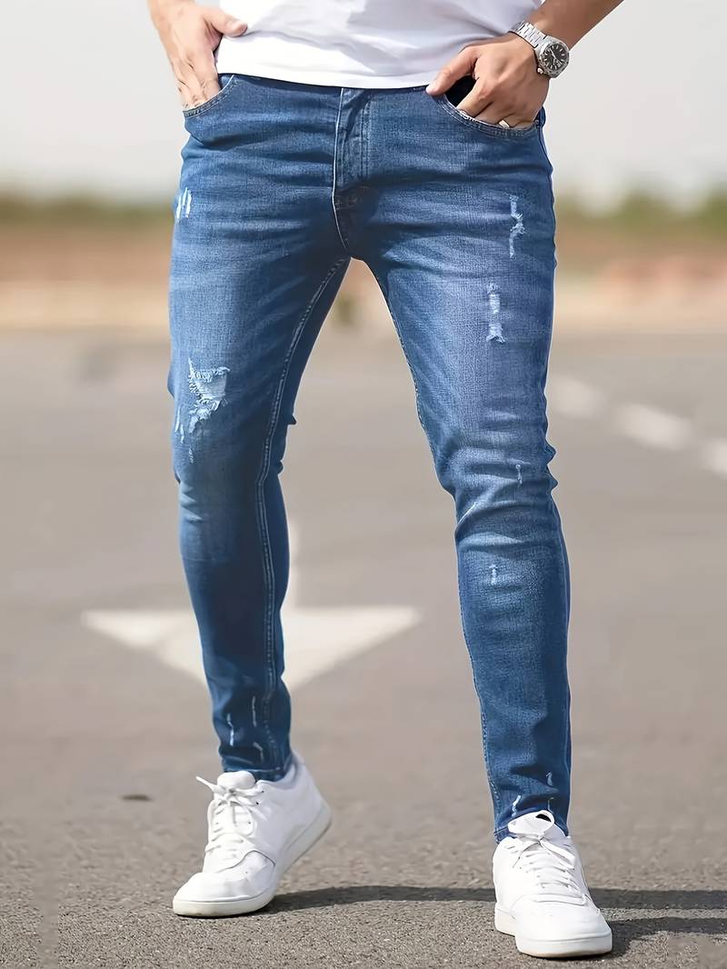 WALOX | Męskie Slim Fit Jeansy