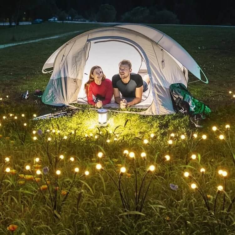 Solarne LED Światełka w Kształcie Motyli