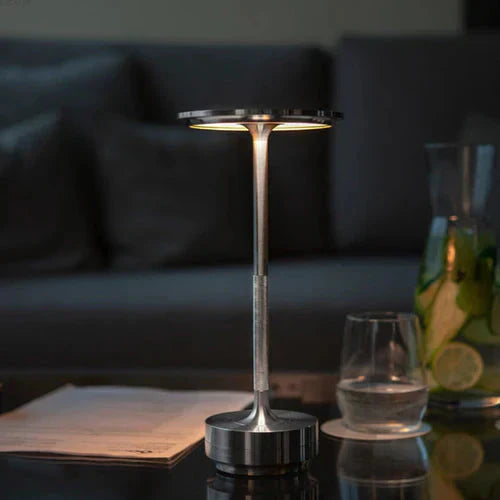 Bezprzewodowa lampa stołowa USB - GlowBeam z funkcją ładowania