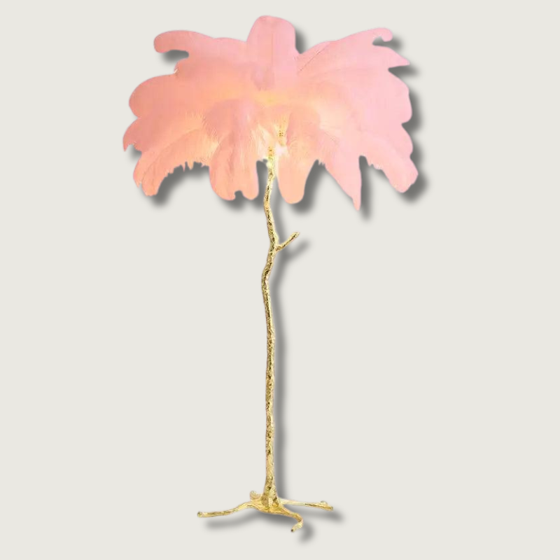 LuxeOstral - Nordic Ostrich Feather Floor Lamp