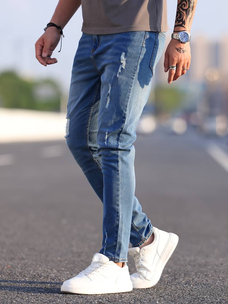 RIVER JEANS | Męskie Slim Fit Jeansy