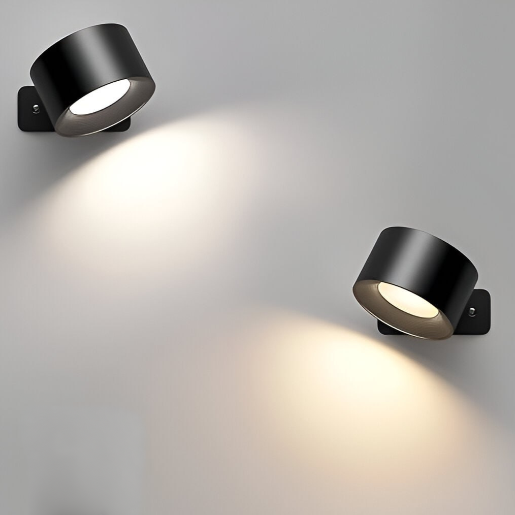Bezprzewodowa lampa ścienna z funkcją ładowania - LumoFlex