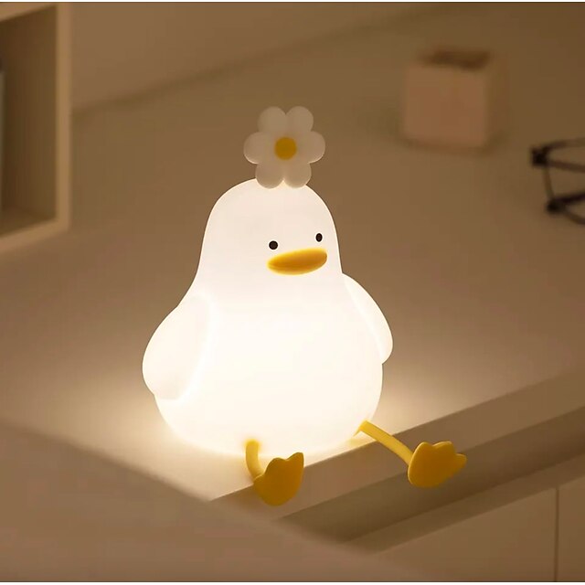 QuackLight - Nocna Lampka w Kształcie Kaczki