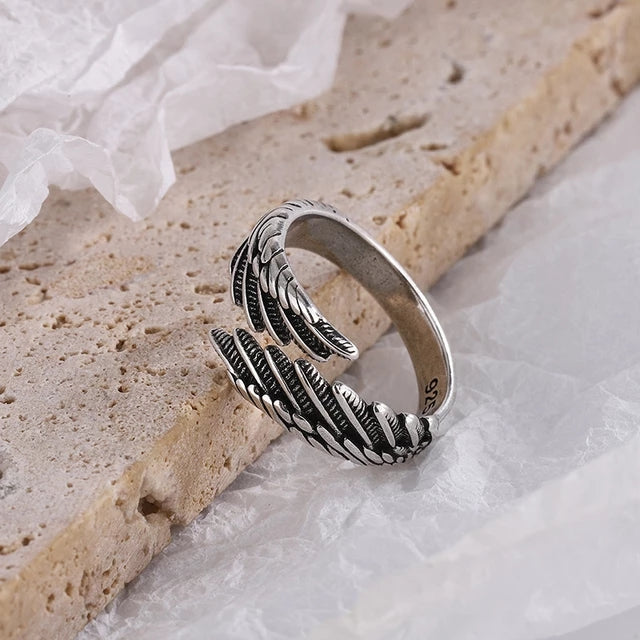 Metropolis Mystik | 925 Sterling Silver Guardian Angel Ring