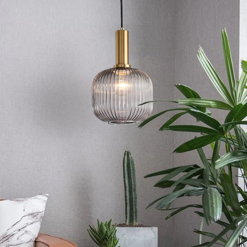 ColorVibe Retro Szklana Wisząca Lampa