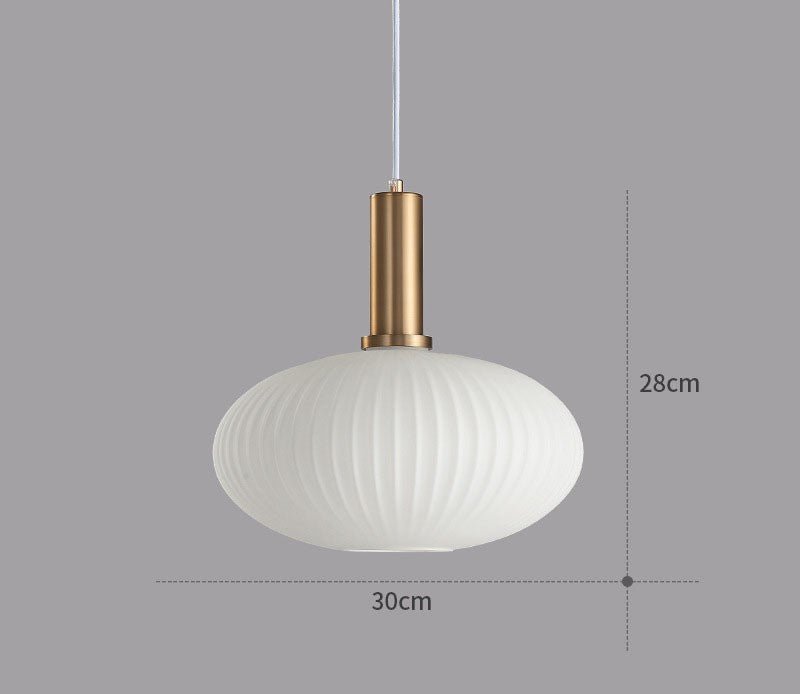ColorVibe Retro Szklana Wisząca Lampa