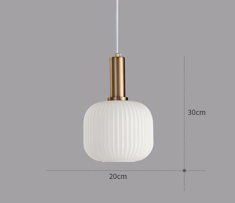 ColorVibe Retro Szklana Wisząca Lampa