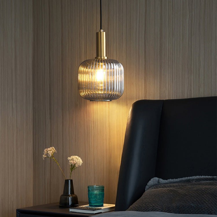 ColorVibe Retro Szklana Wisząca Lampa