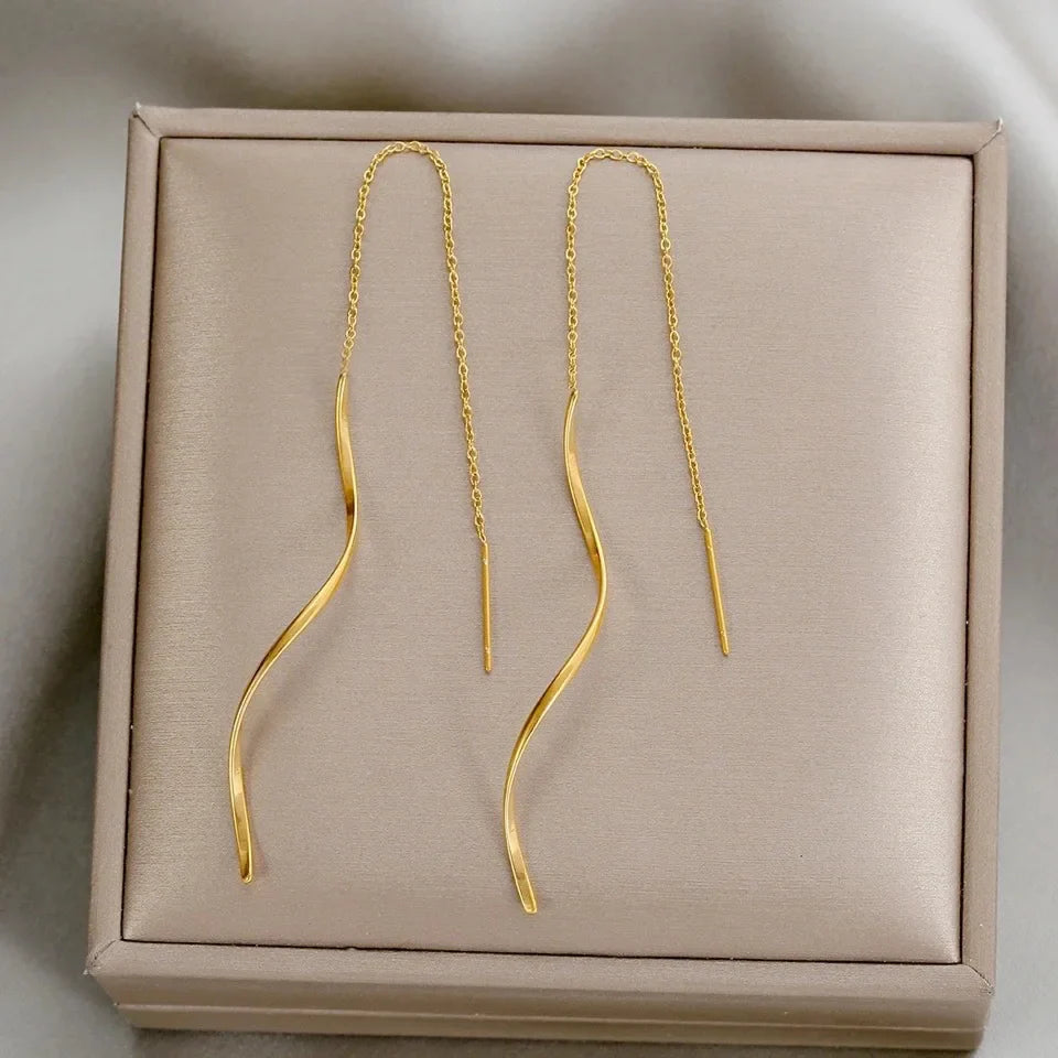 Wellen-Einfelder Earrings