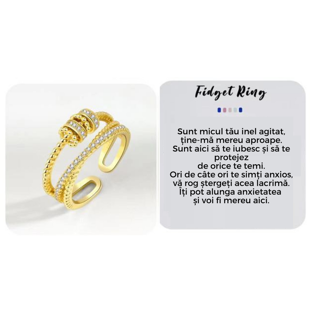 Zirkonium Zappel Ring
