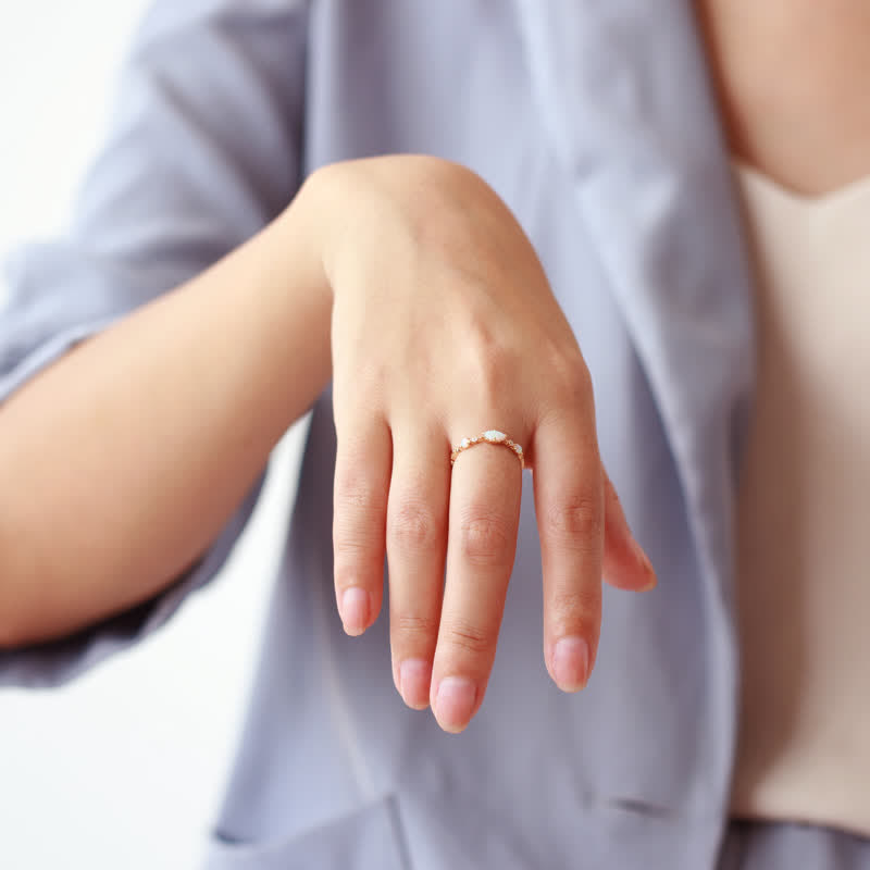 Vintage Opal Ring - Isabella: 'Love and Honesty'