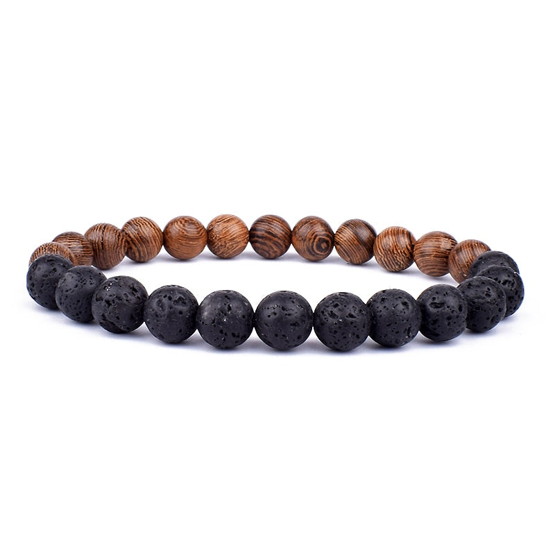 Lava Men | Natural Lava Stone Bracelet