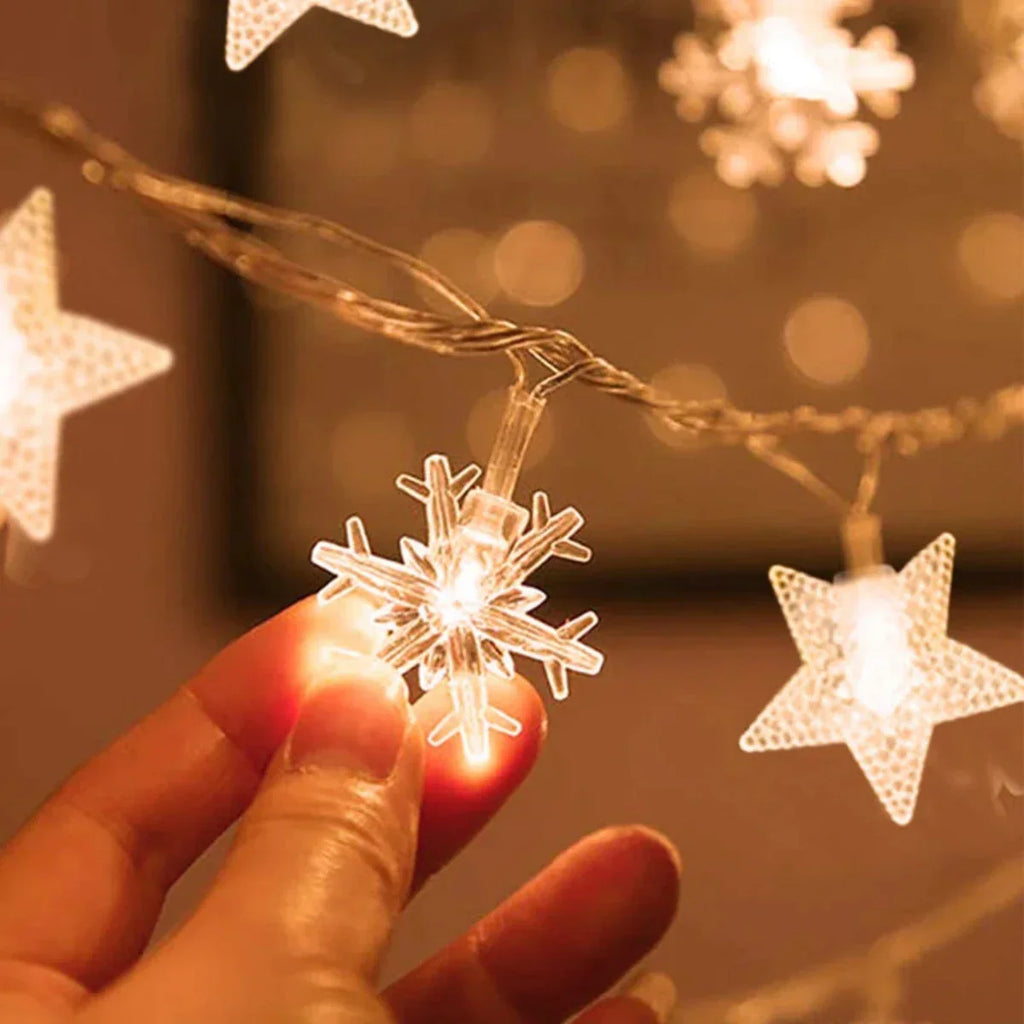TwinkleStar – Ciepłe LED Gwiazdy do Dekoracji Świątecznych