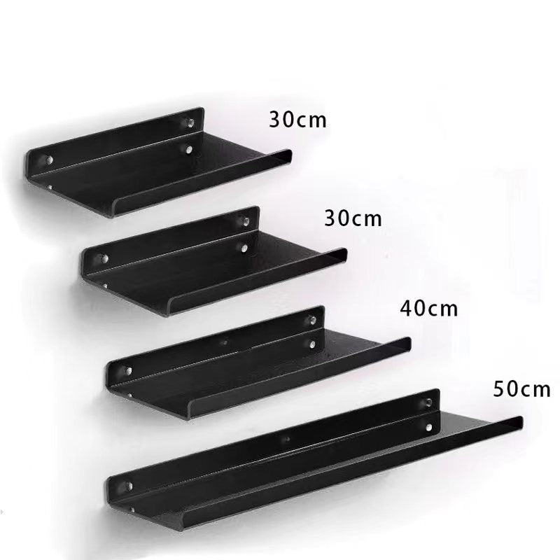 PrismShelf | Kolorowe Akrilowe Półki Wiszące do Przechowywania w Domu i Łazience