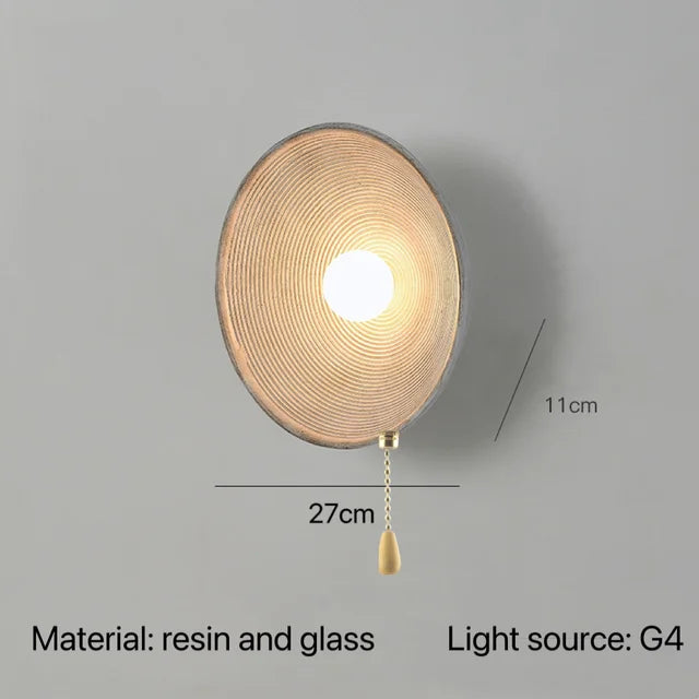 Elegancka Japońska Lampa Ścienna - ZenLight