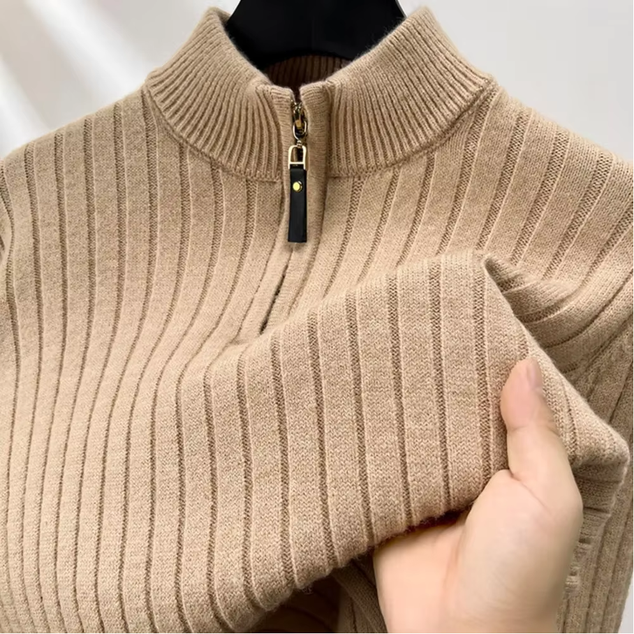 NOA - Stylowa Męska Bluza z Pół-Zipem