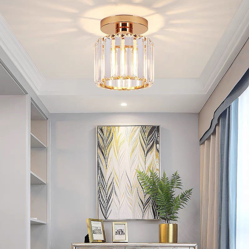 Nowoczesna sufitowa lampa kryształowa – CrystalGlow