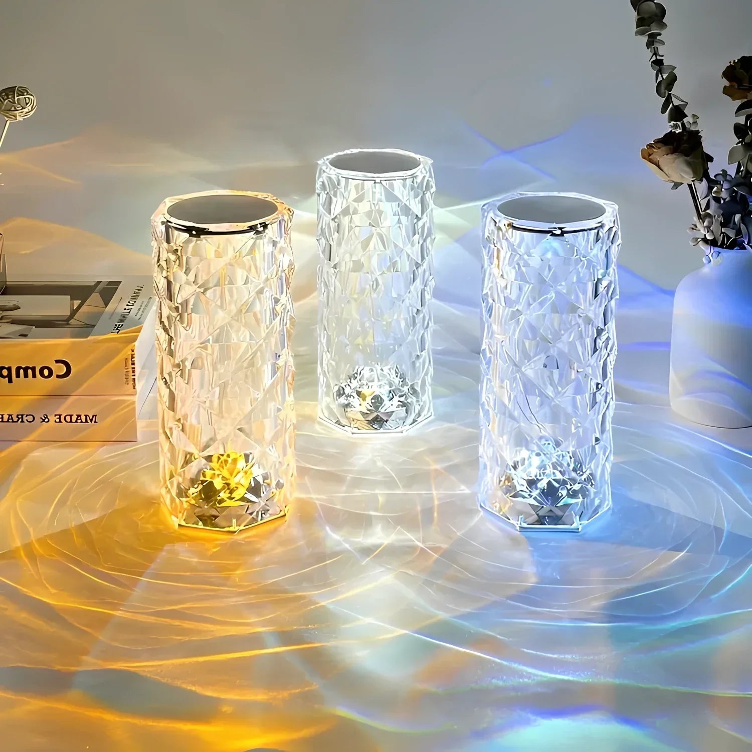 Dotykowa Lampa Stołowa Kristall - Model Aurora