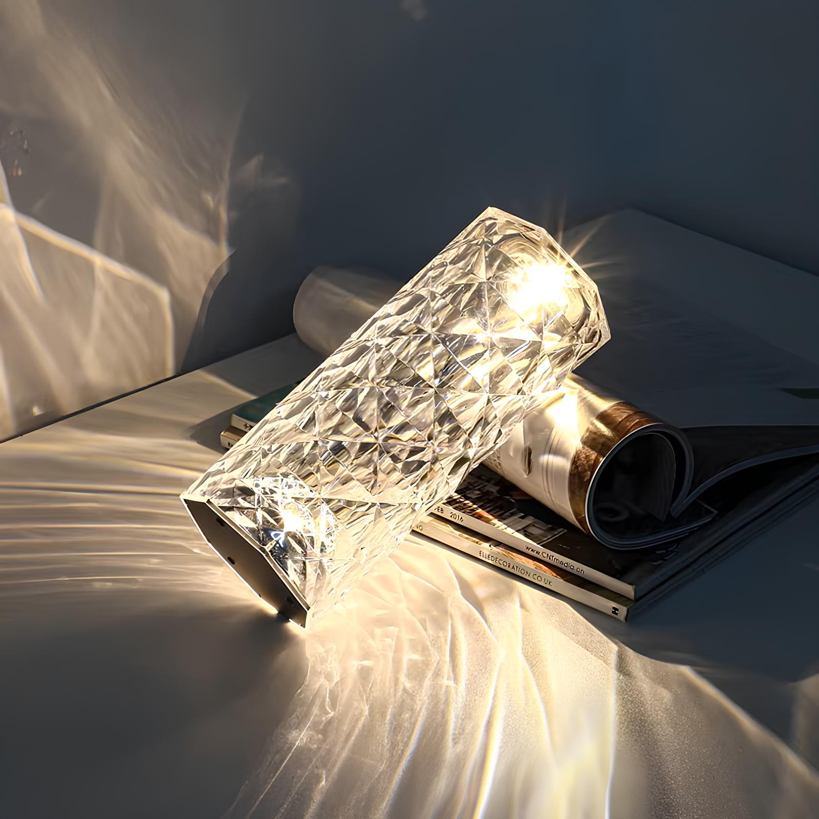 Dotykowa Lampa Stołowa Kristall - Model Aurora