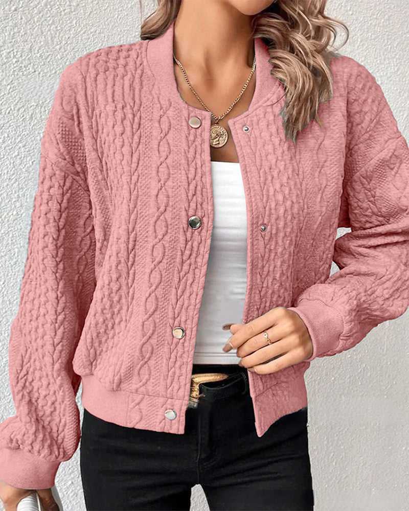 NORA | Klasyczny sweter damski z eleganckimi detalami guzików