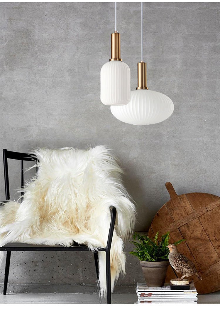 ColorVibe Retro Szklana Wisząca Lampa
