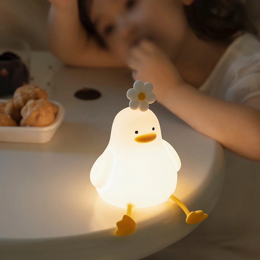 QuackLight - Nocna Lampka w Kształcie Kaczki