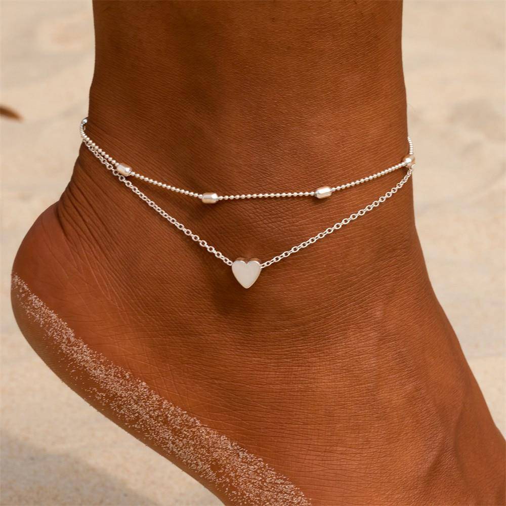 Elegancka bransoletka na kostkę – Fiora