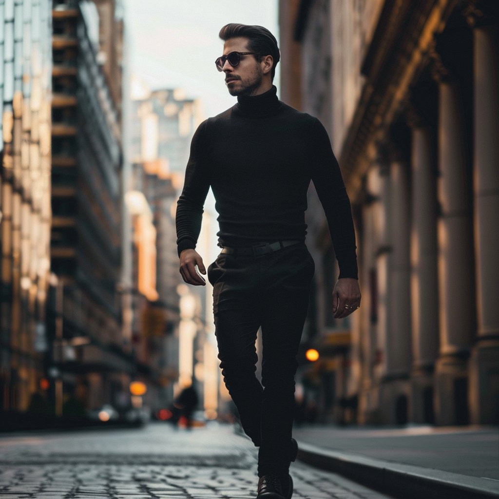 RIVER | Męski Golf Luksusowy