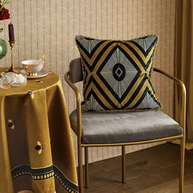 Poduszka Dekoracyjna z Wzorem Pszczół