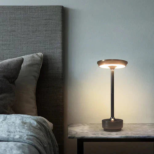 Bezprzewodowa lampa stołowa USB - GlowBeam z funkcją ładowania