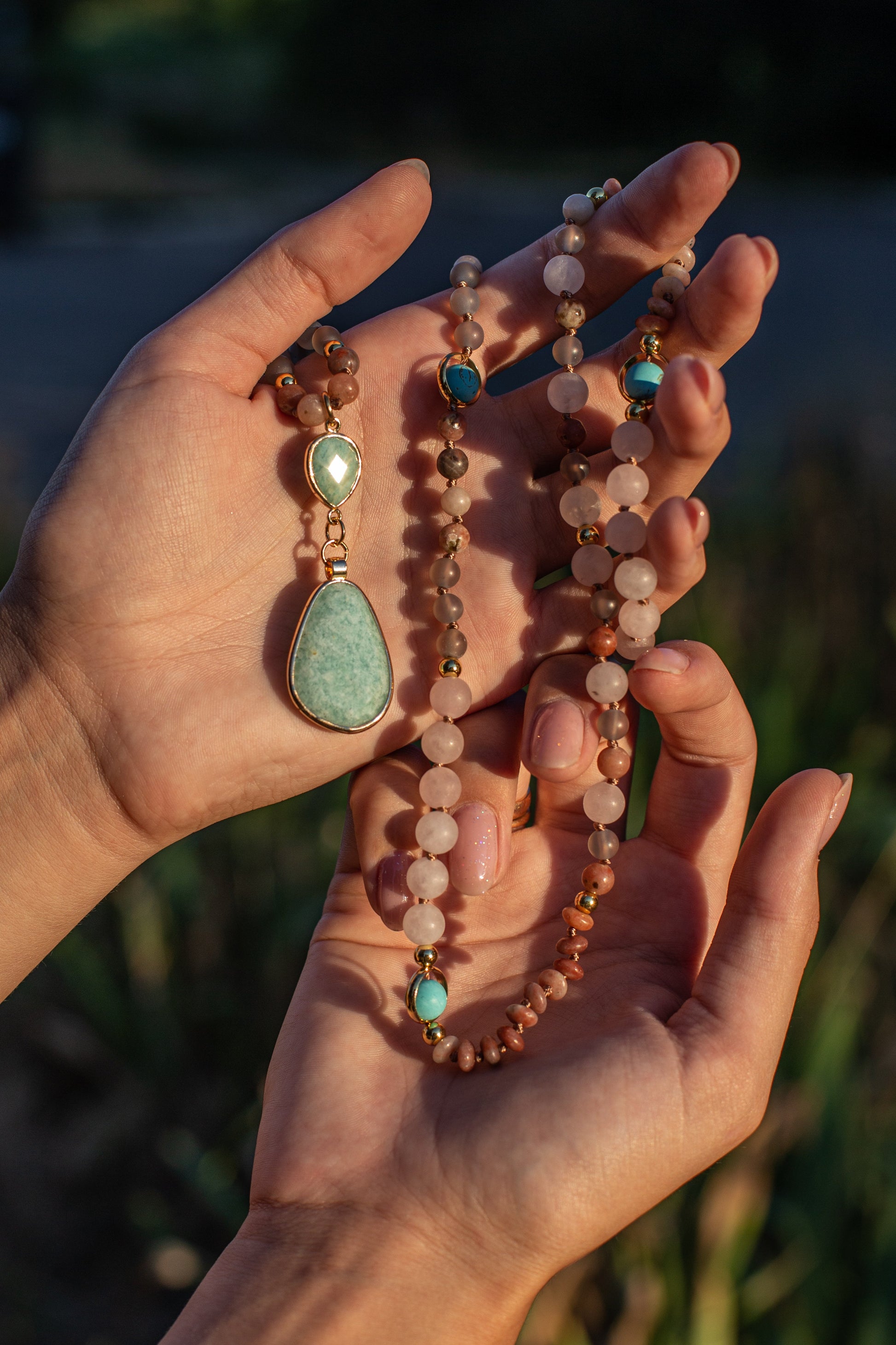 Diep Reinigende Pastel Mala Ketting van Aurielle