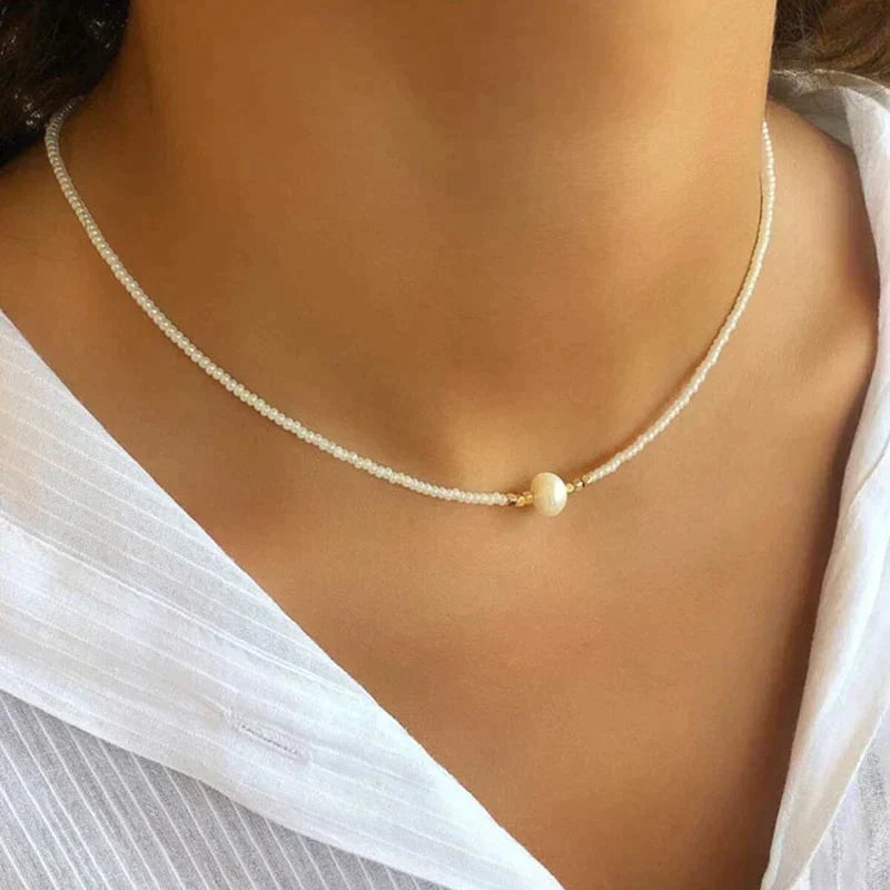 Elegancki naszyjnik z pereł (kup jeden, drugi gratis) – LuxeParel
