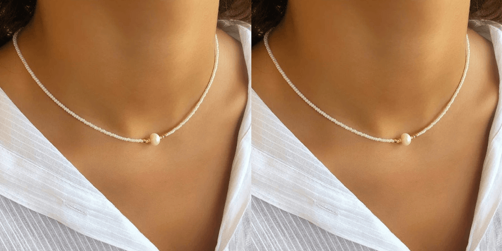 Elegancki naszyjnik z pereł (kup jeden, drugi gratis) – LuxeParel