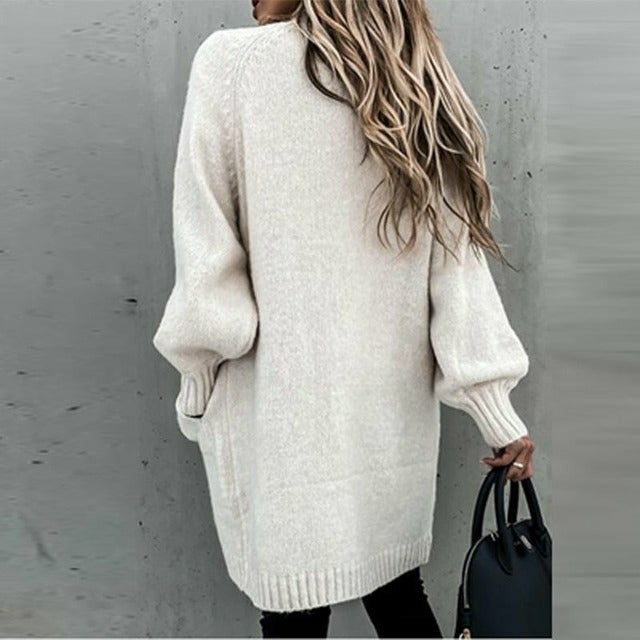 Nova - Damski sweter o luźnym kroju, długi i miękki