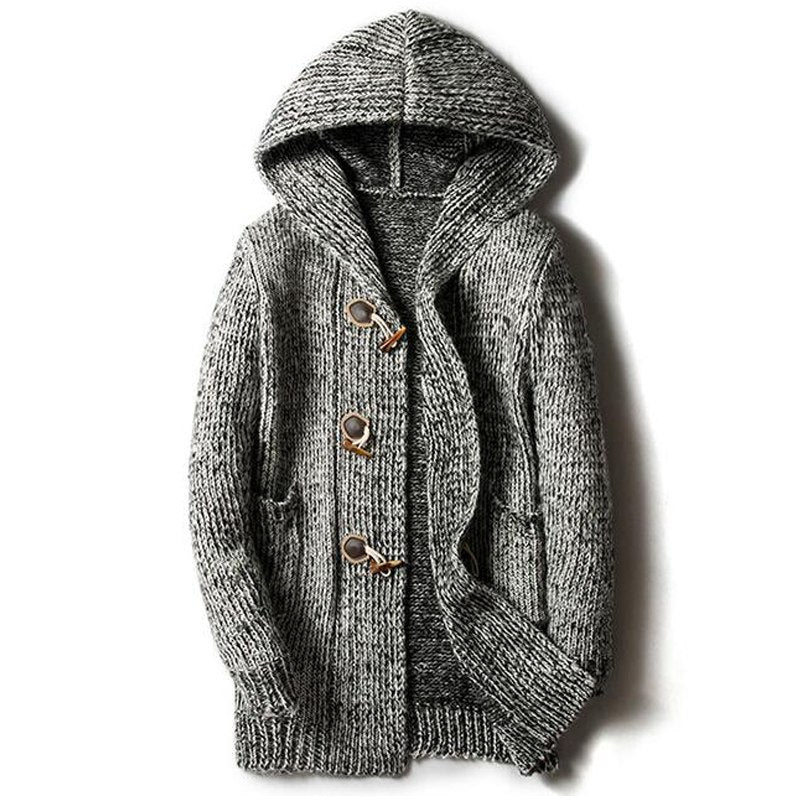 LEO | Stylowy męski sweter z kapturem, idealny dla modnego i komfortowego looku