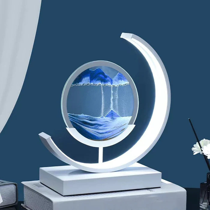 3D Stół Lampa z Piaskiem - Abyss