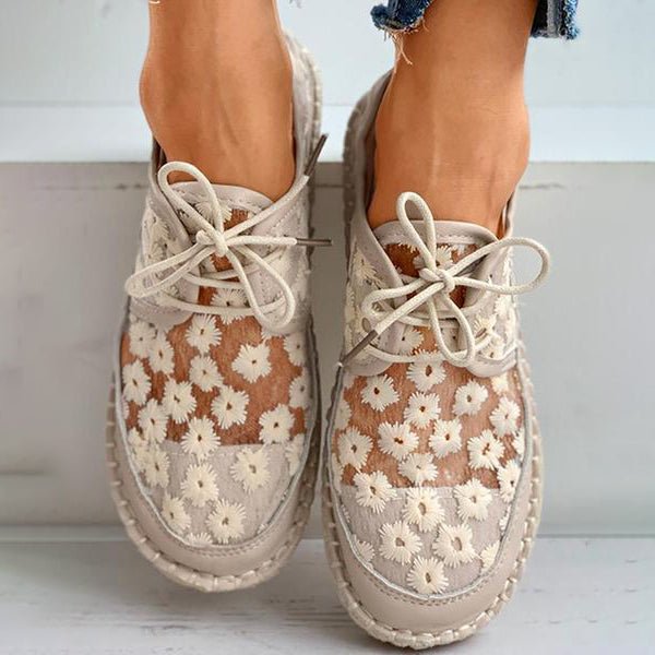 Isabella | Stylowe i przewiewne buty w kwiatowy wzór
