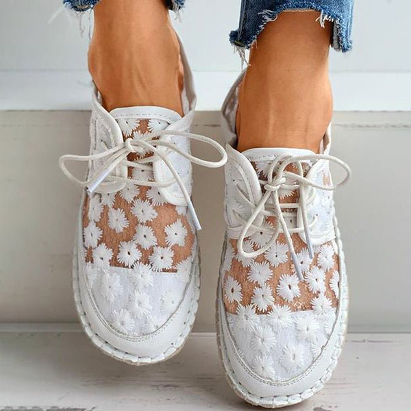 Isabella | Stylowe i przewiewne buty w kwiatowy wzór