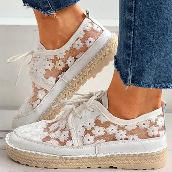 Isabella | Stylowe i przewiewne buty w kwiatowy wzór