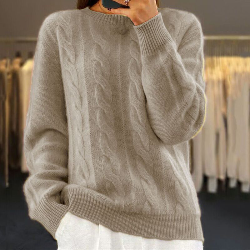 CLAIRE | Nowoczesny, wygodny sweter dzianinowy