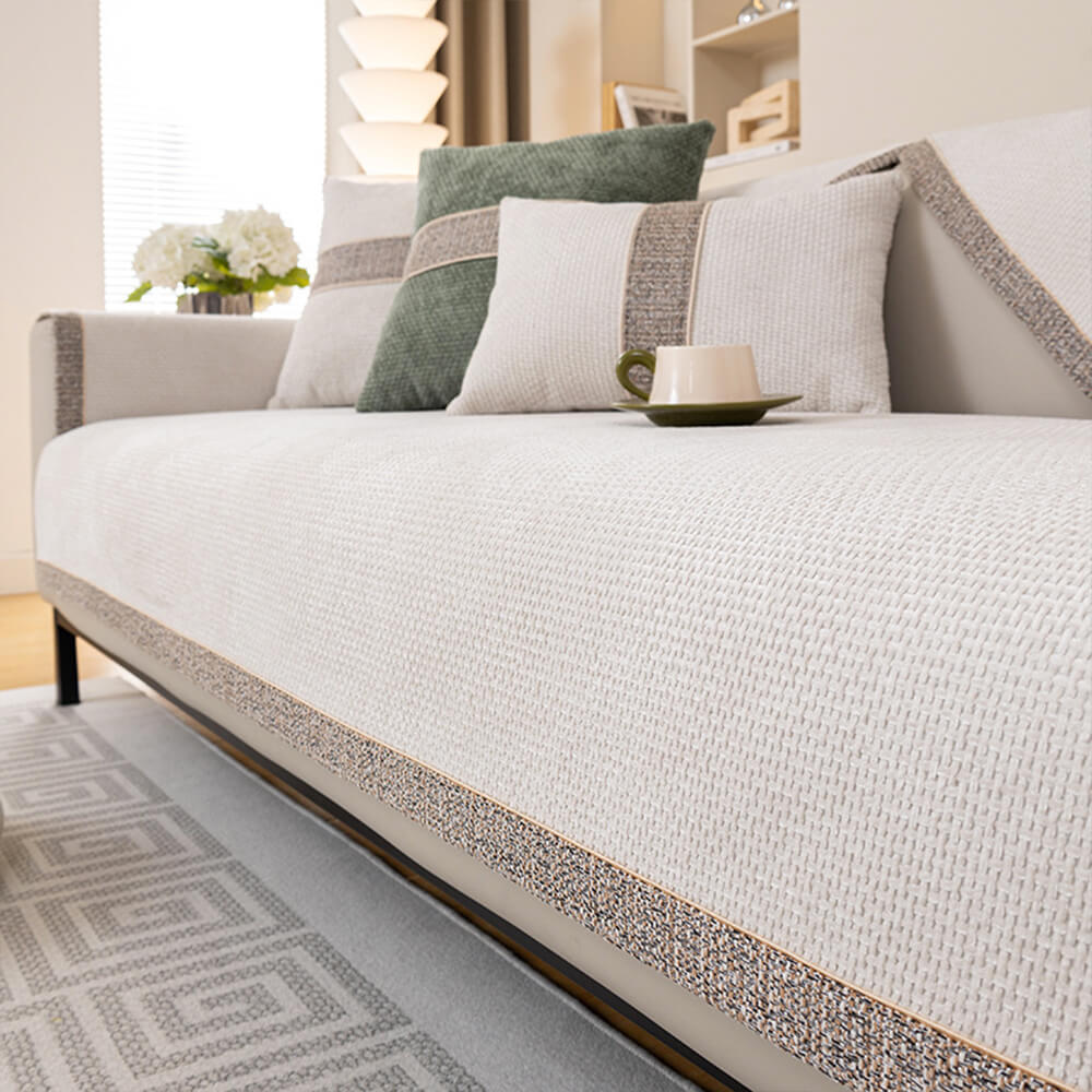 Stylowy Pokrowiec na Kanapę z Ochroną