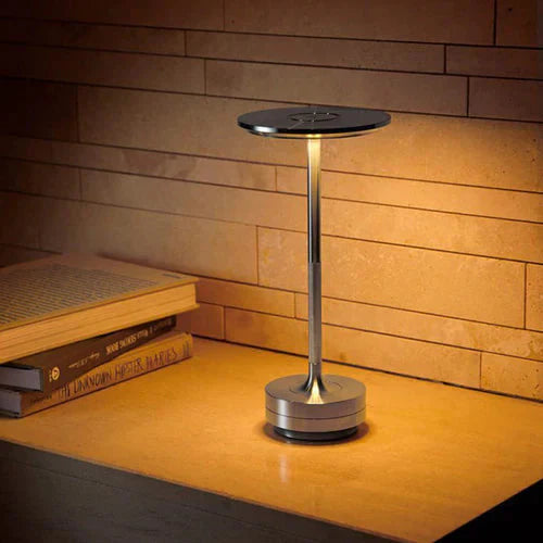 Bezprzewodowa lampa stołowa USB - GlowBeam z funkcją ładowania
