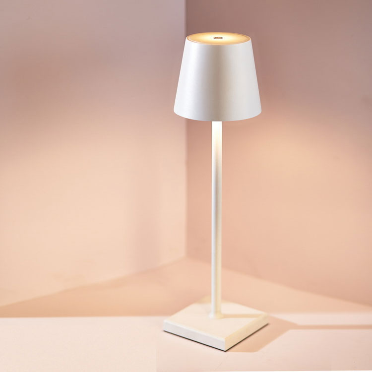 Bezprzewodowa Lampa Stołowa ScandiGlow z Funkcją Ładowania